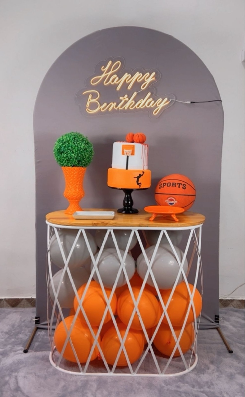 Basquete Composição - Modelo 3 - TudFestas
