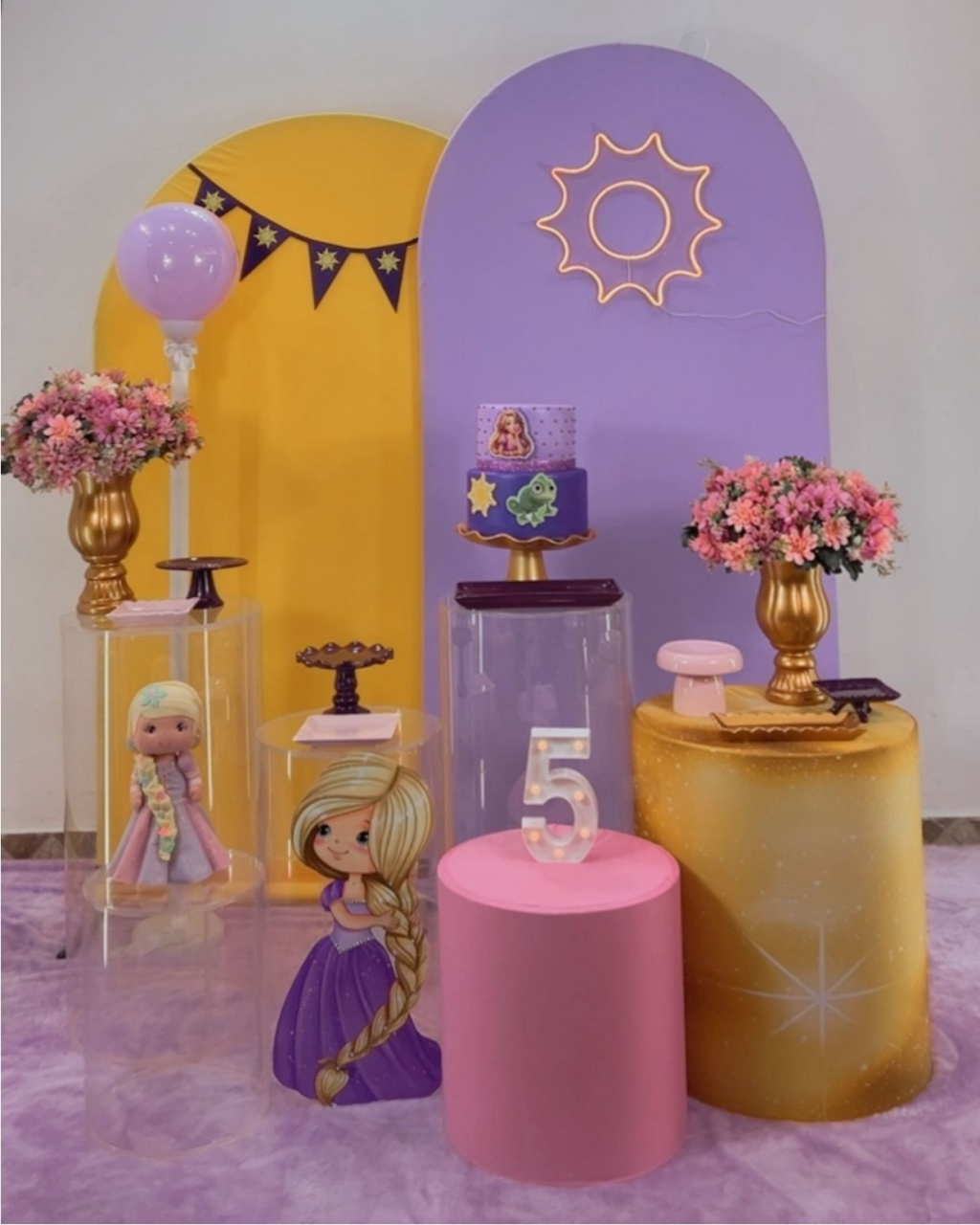 Rapunzel Composição - Modelo 3 - TudFestas