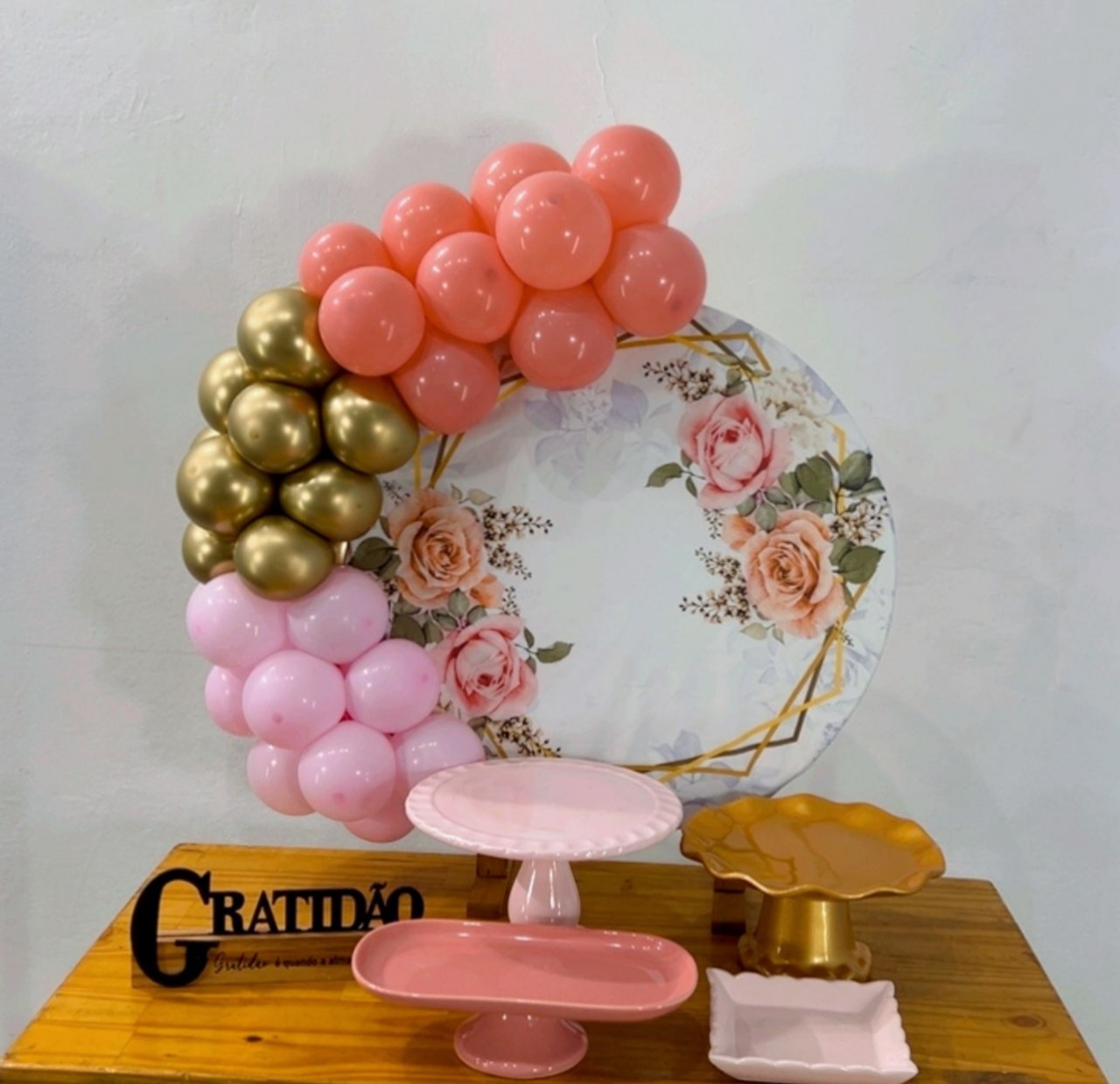 Kit Rubi Floral Rosa Mod 2 - TudFestas