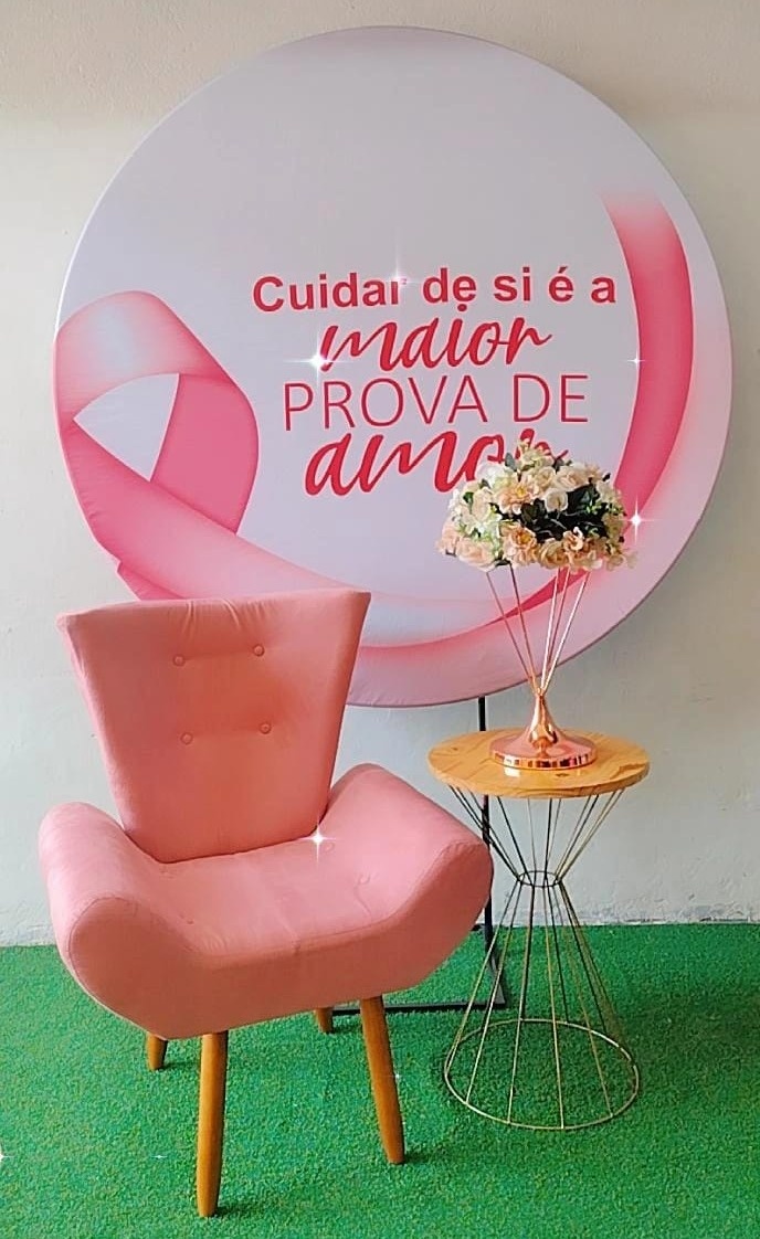 Composição Outubro Rosa M.p - TudFestas