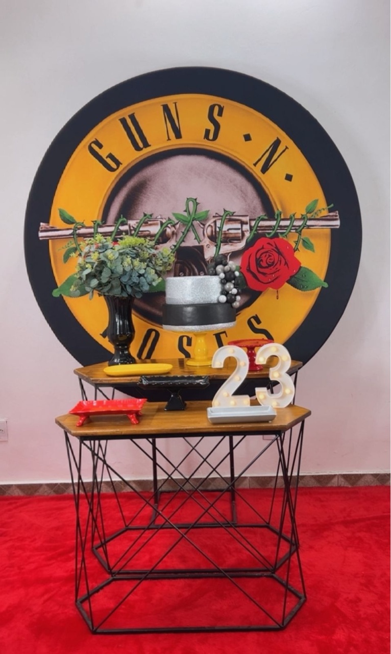  Guns.n. Roses Composição - Modelo 3 - TudFestas