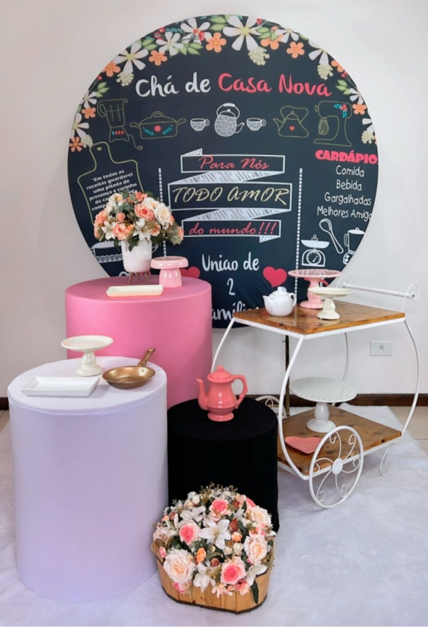 Kit Ouro Chá de Casa Nova - Modelo 2 - TudFestas