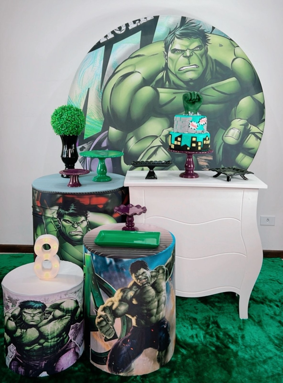 Kit Prata Hulk - TudFestas
