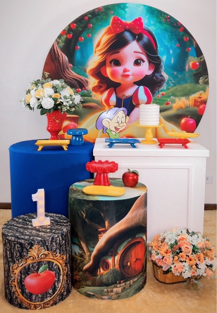 Kit Ouro Branca de Neve Baby - Modelo 5 - TudFestas