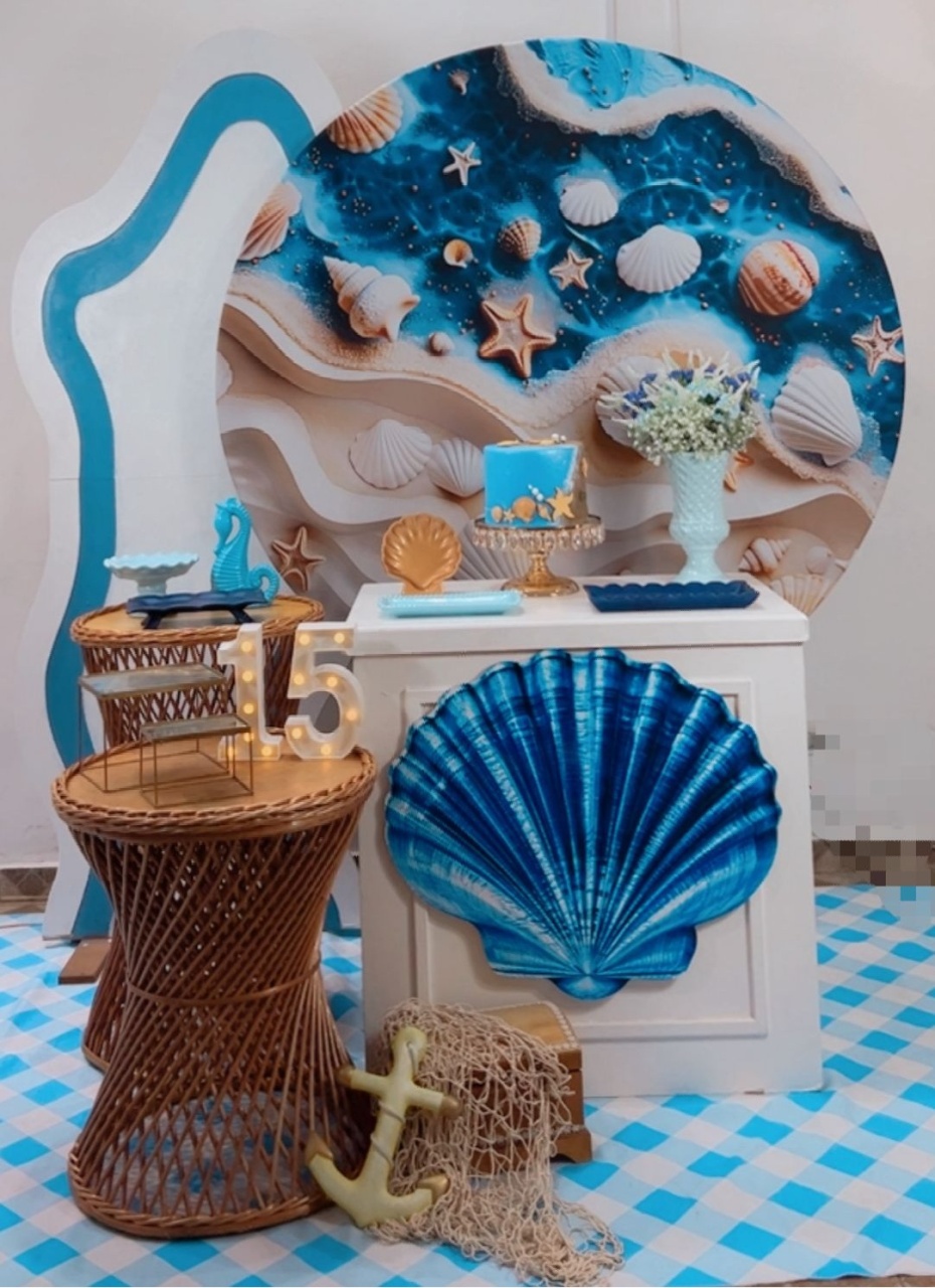Composição Fundo Do Mar - Modelo 10 - TudFestas