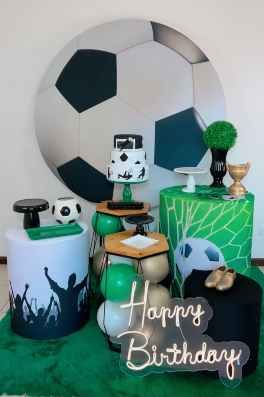 Kit Diamante Futebol Bola 2 - Modelo 2  - TudFestas