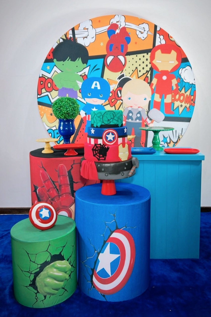 Kit Prata Vingadores Baby - Modelo 2 - TudFestas