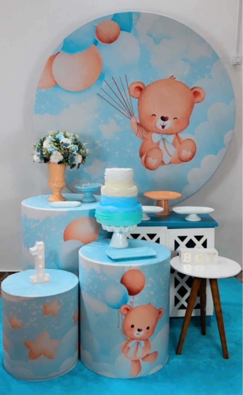 Kit Ouro Ursinho Baby - Modelo 2 - TudFestas