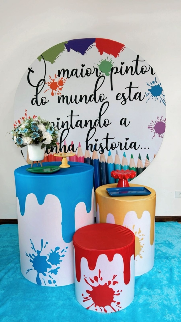 Kit Bronze O Maior Pintor Do Mundo - TudFestas
