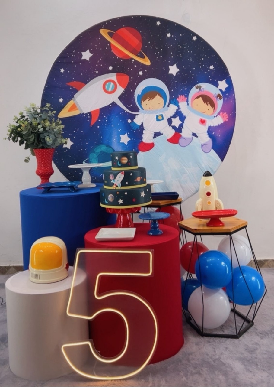 Kit Diamante Astronauta Foguete - TudFestas