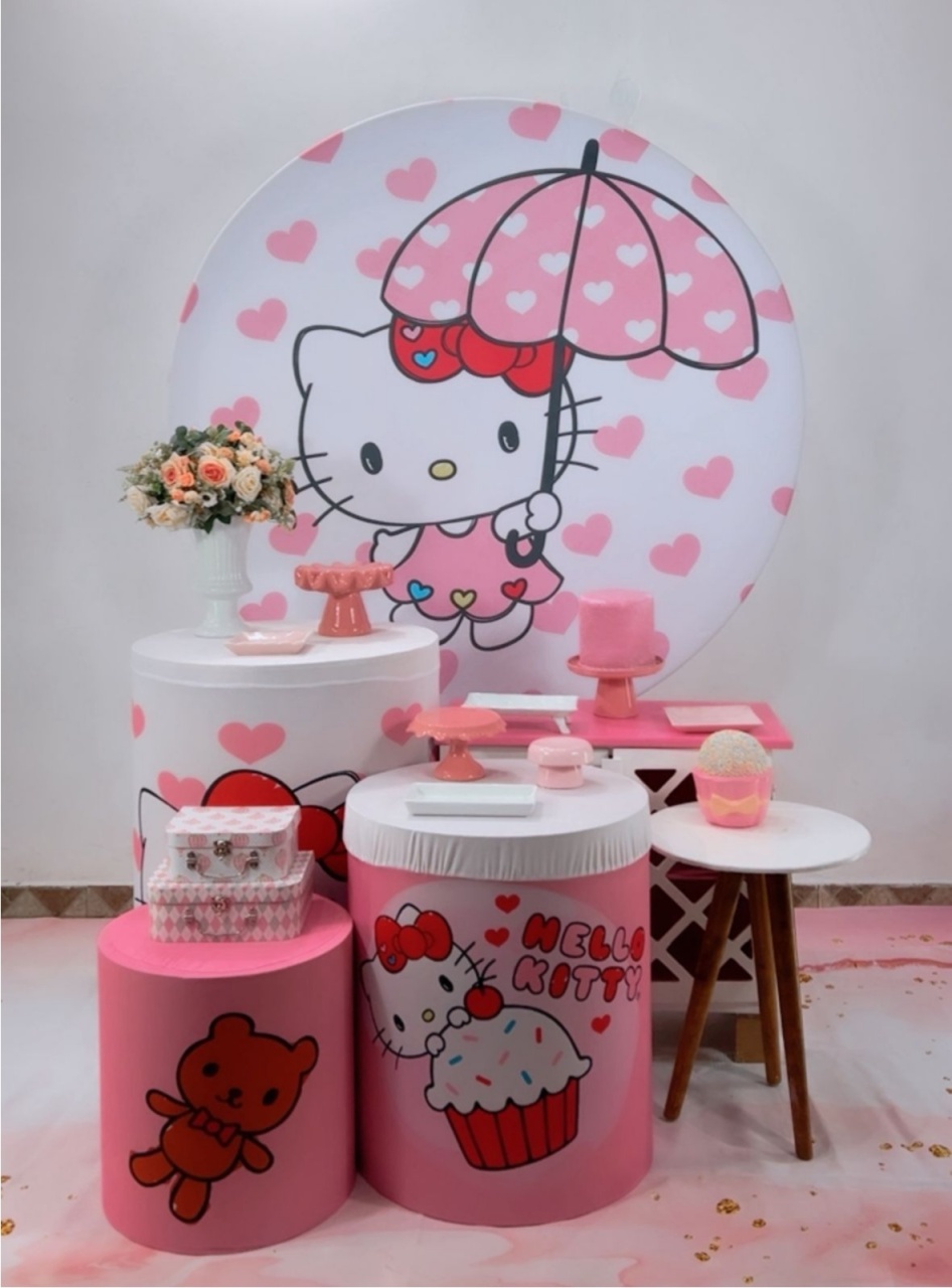 Kit Ouro Hello Kitty Confeiteira - TudFestas