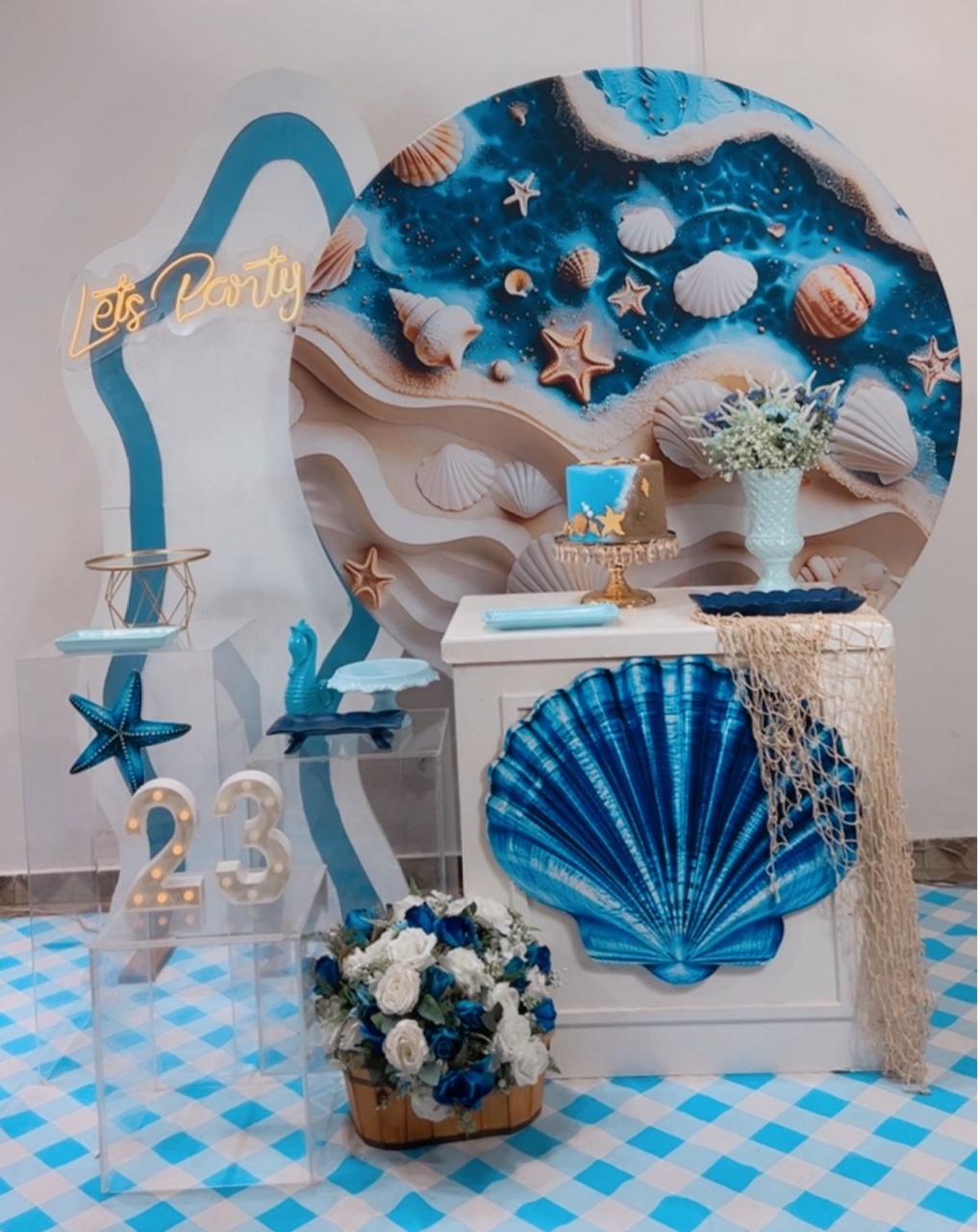 Composição Fundo Do Mar - Modelo 6 - TudFestas