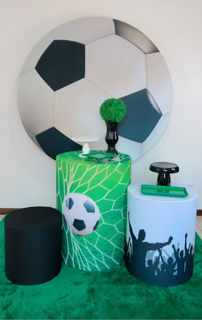 Kit Bronze Bola Futebol 2  - TudFestas