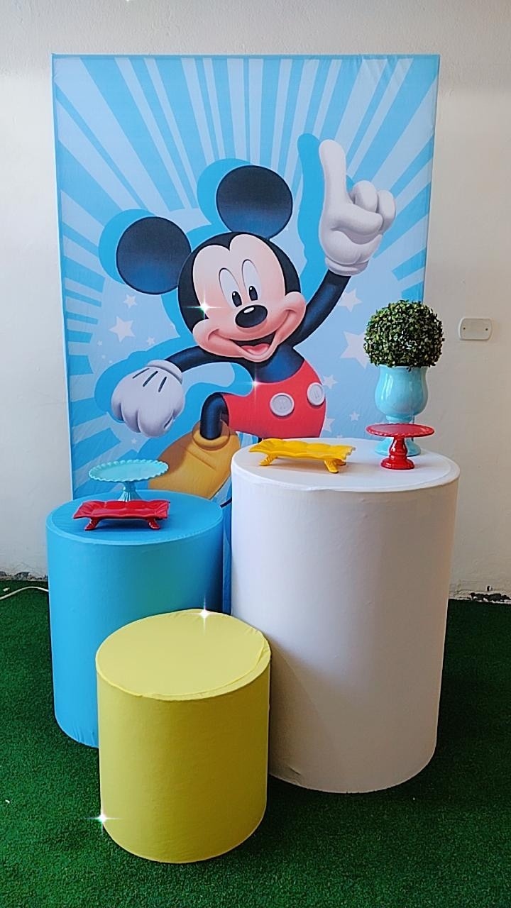 Kit Bronze Mickey Quadrado   - TudFestas