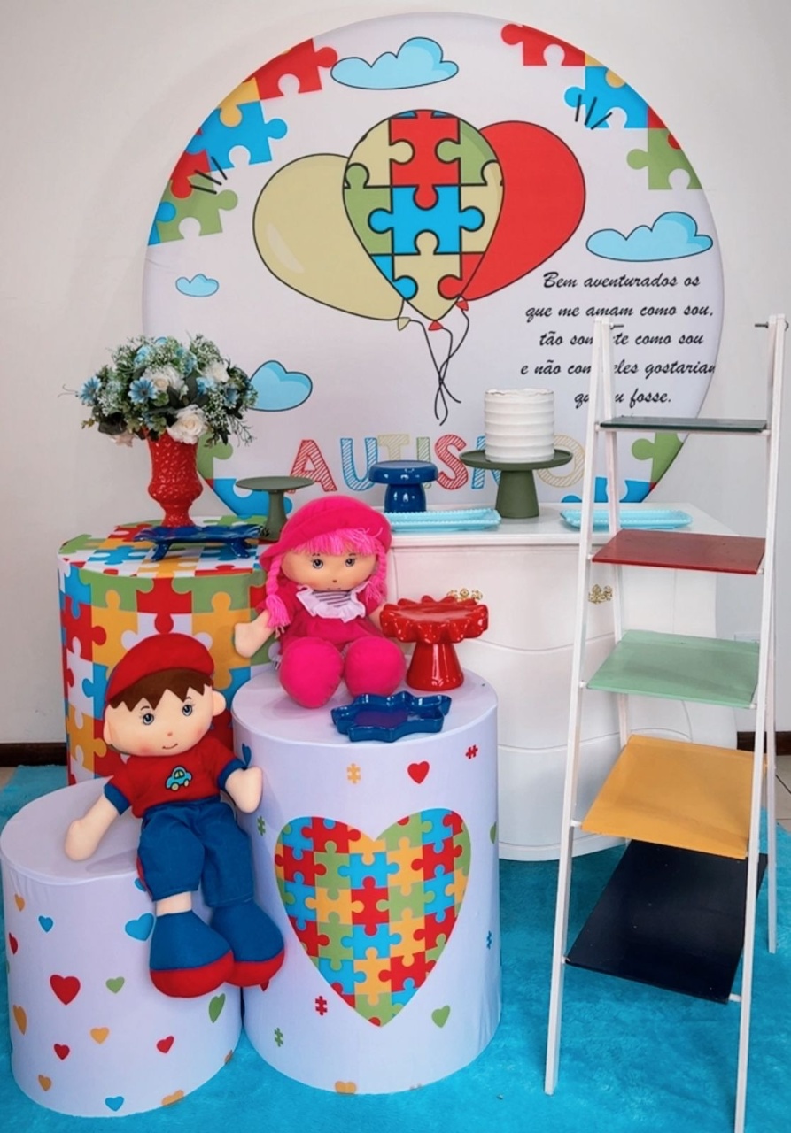 Kit Diamante Autismo - TudFestas