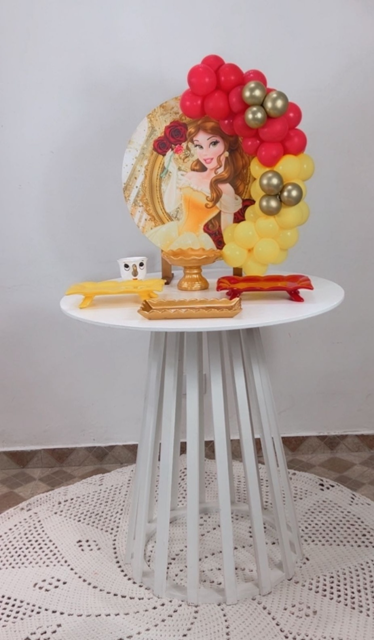 Kit Rubi Bela E A Fera - TudFestas