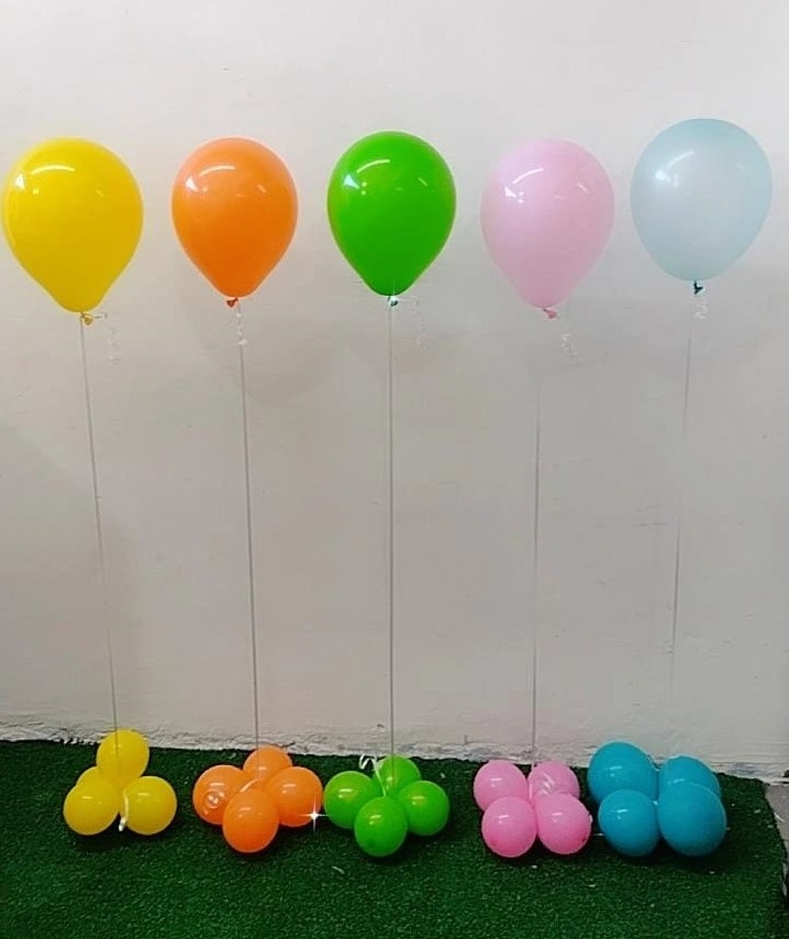 Balão Com Gás Helio - Kit Com 5 Balões - TudFestas