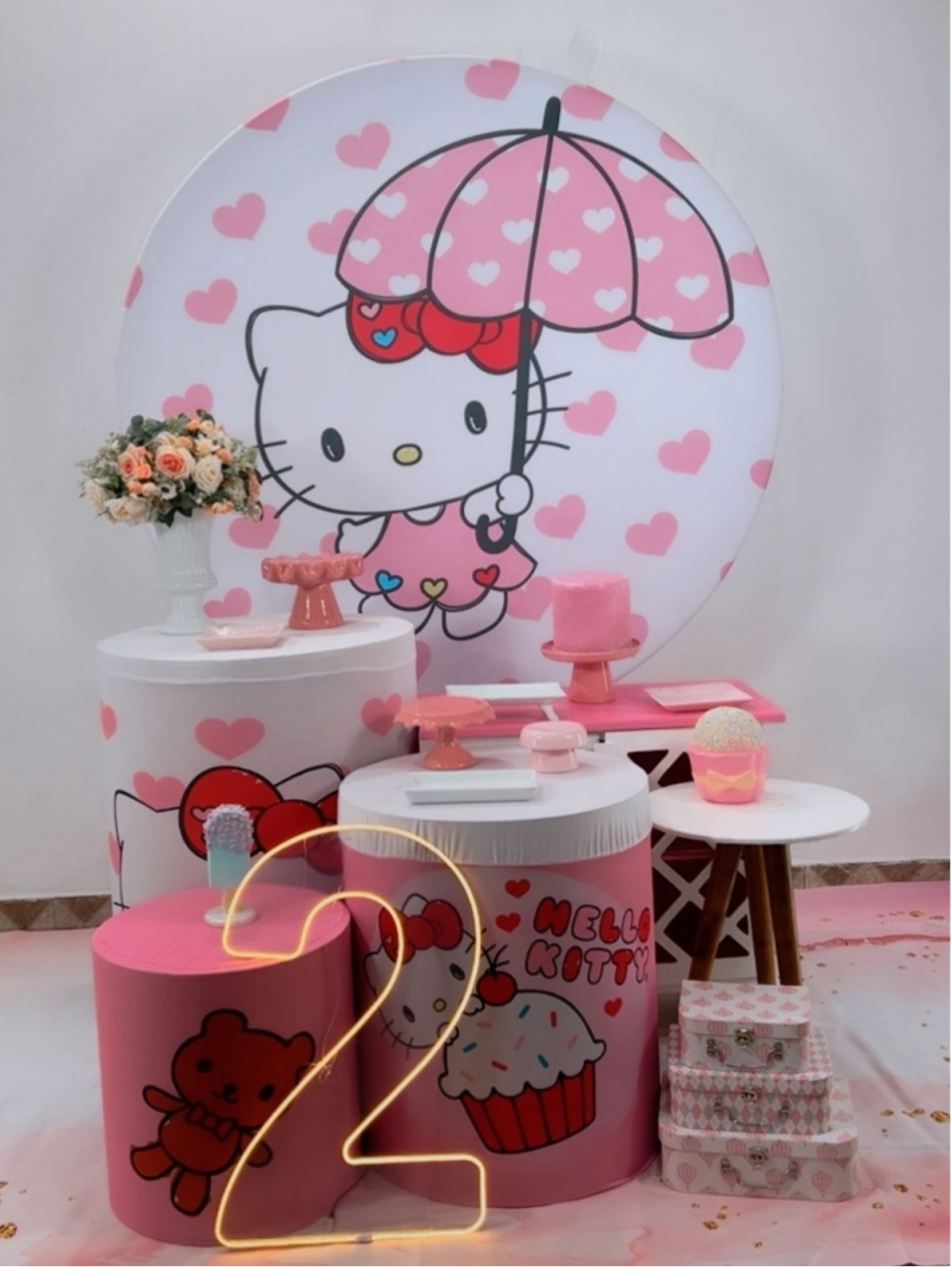 Kit Diamante Hello Kitty Confeiteira - TudFestas