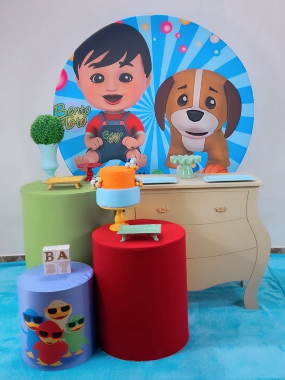 Kit Prata Bento E Toto - Modelo 2 - TudFestas