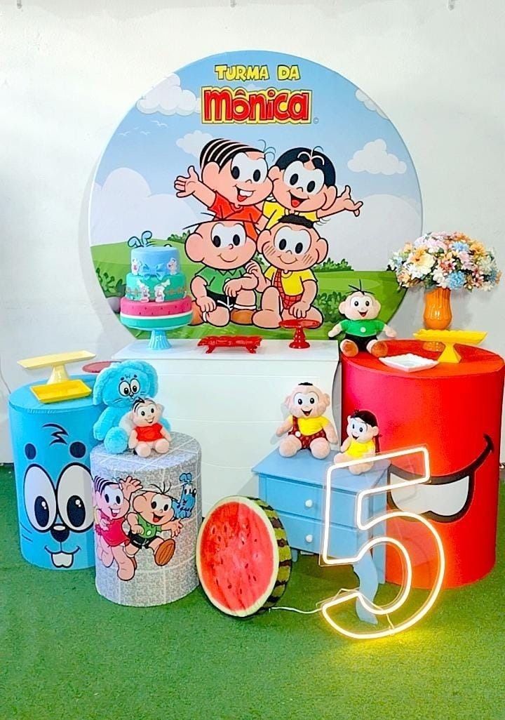 Kit Diamante Turma da Monica Mod 2 - TudFestas