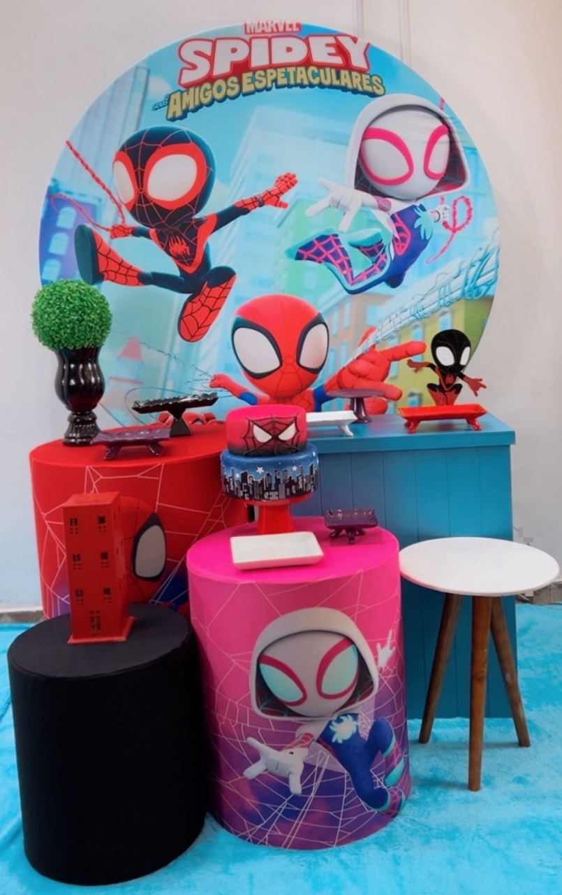 Kit Ouro Homem Aranha Baby Spidey - Modelo 2 - TudFestas