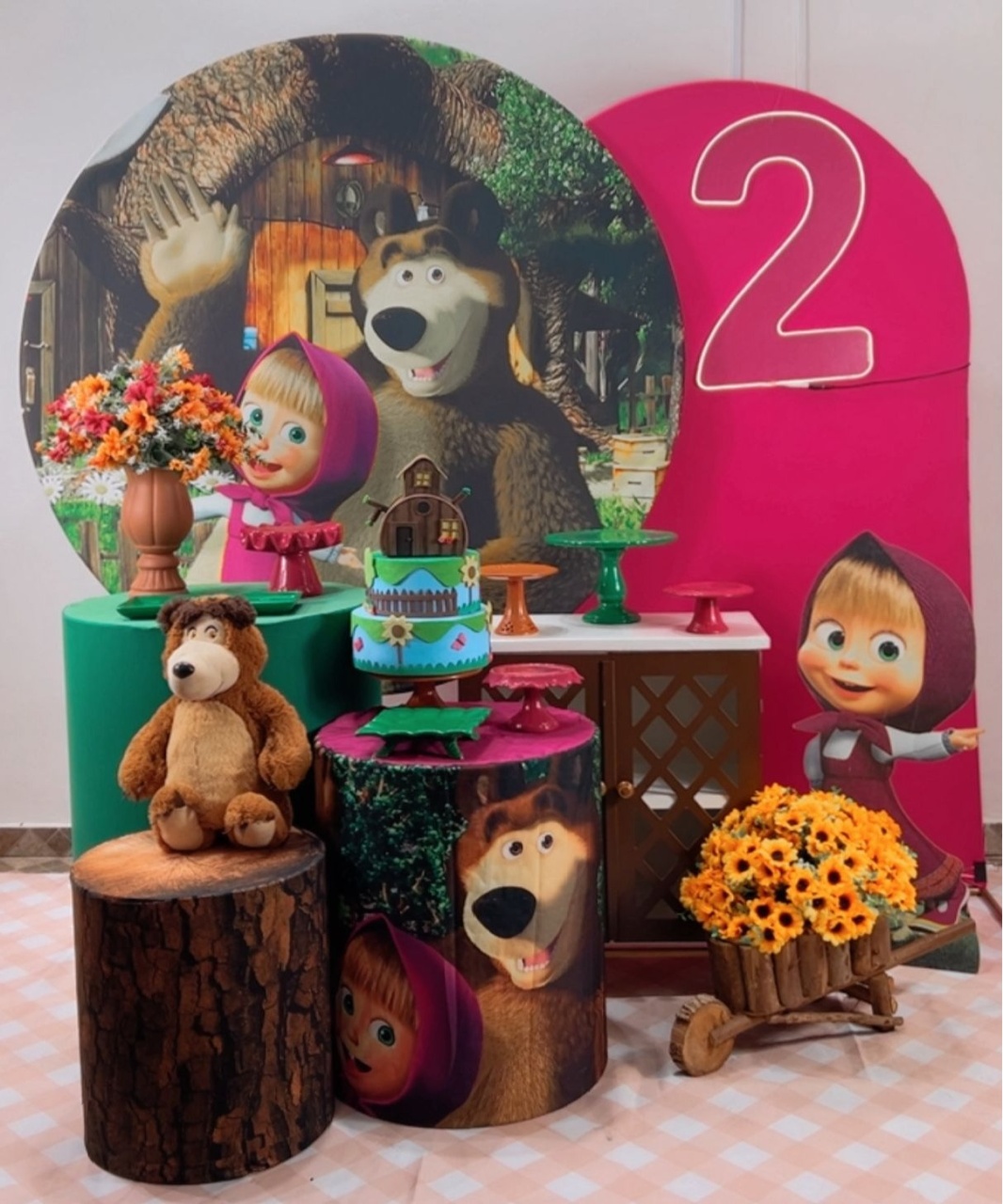 Masha E O Urso Composição - TudFestas