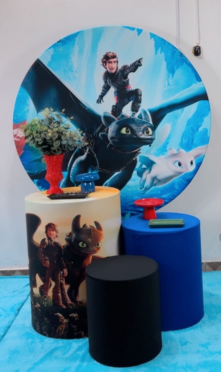 Kit Bronze Como Treinar Meu Dragão - TudFestas