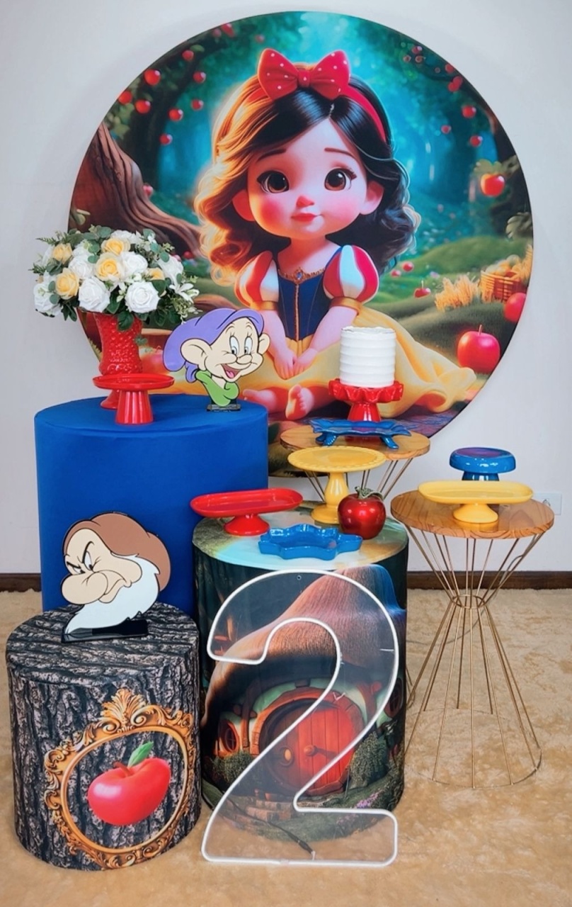 Kit Diamante Branca de Neve Baby - Modelo 6 - TudFestas
