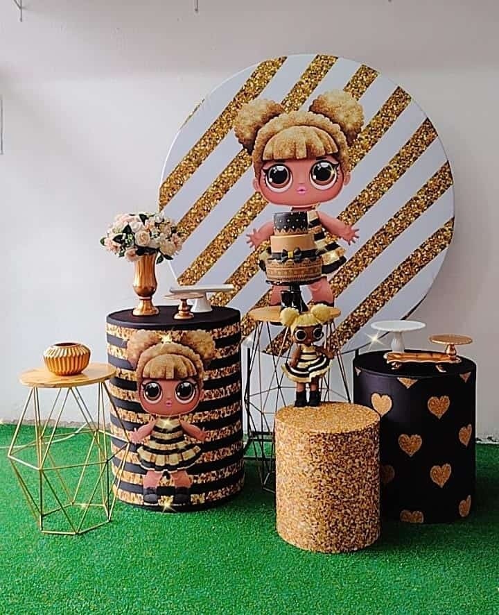Kit Ouro Lol Dourada - TudFestas