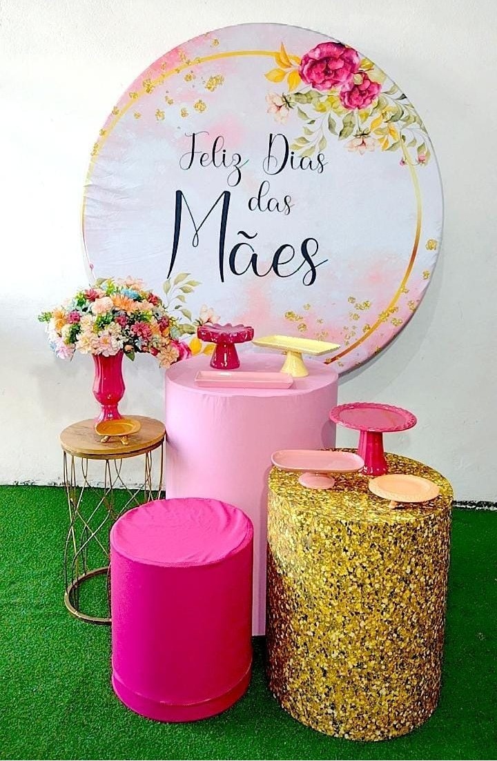 Kit Prata Mãe Floral  - TudFestas