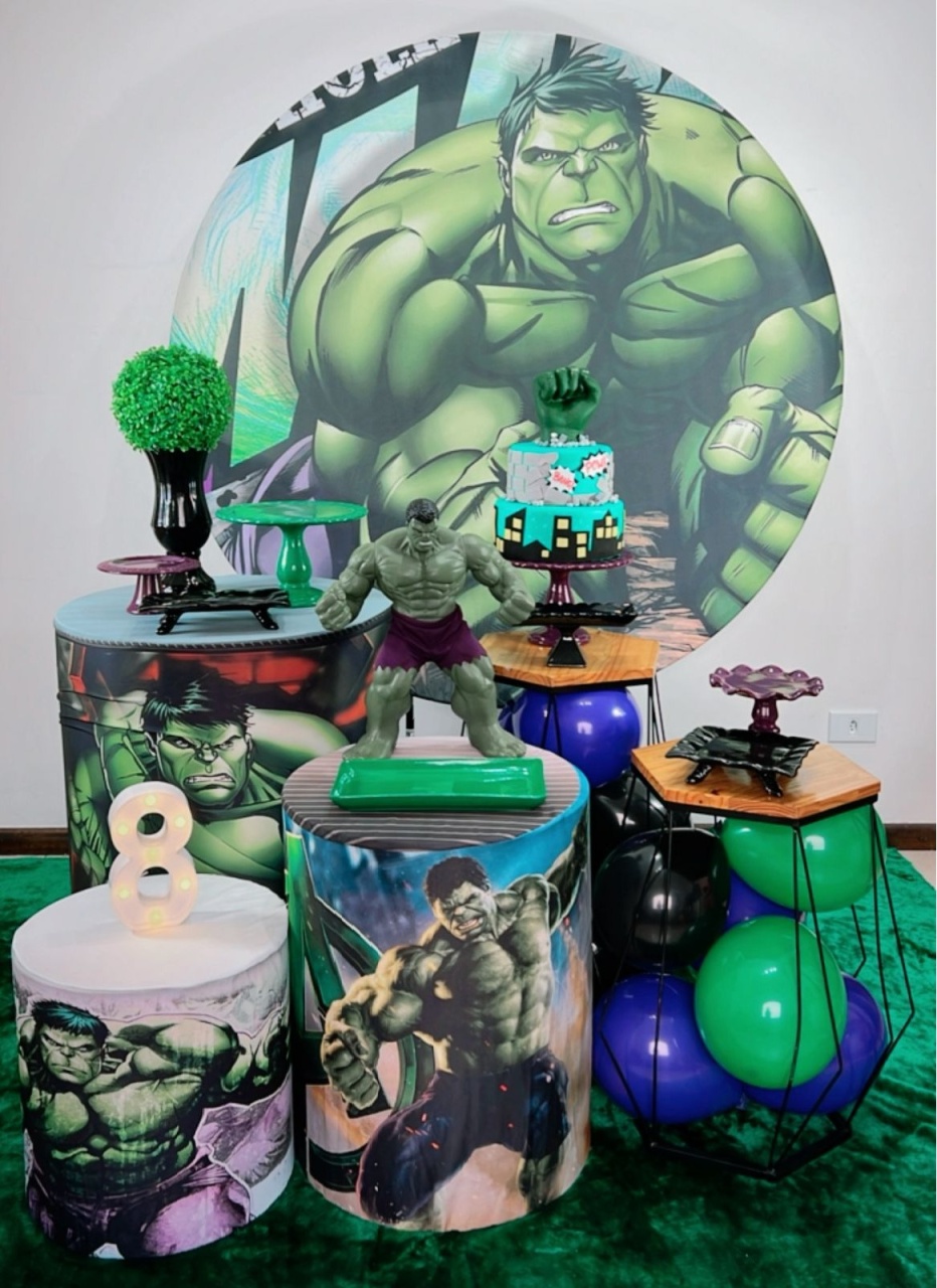 Kit Ouro Hulk - Modelo 2 - TudFestas