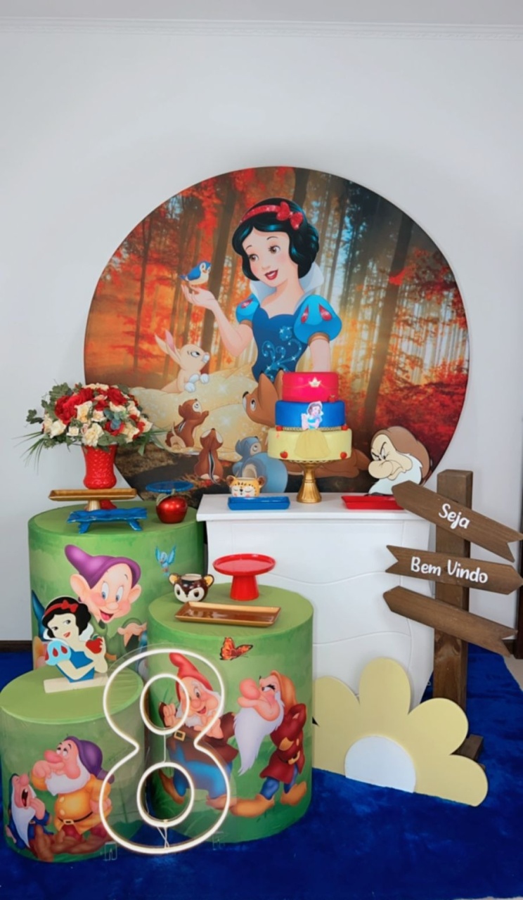 Kit Diamante Branca de Neve Mod 5 - TudFestas