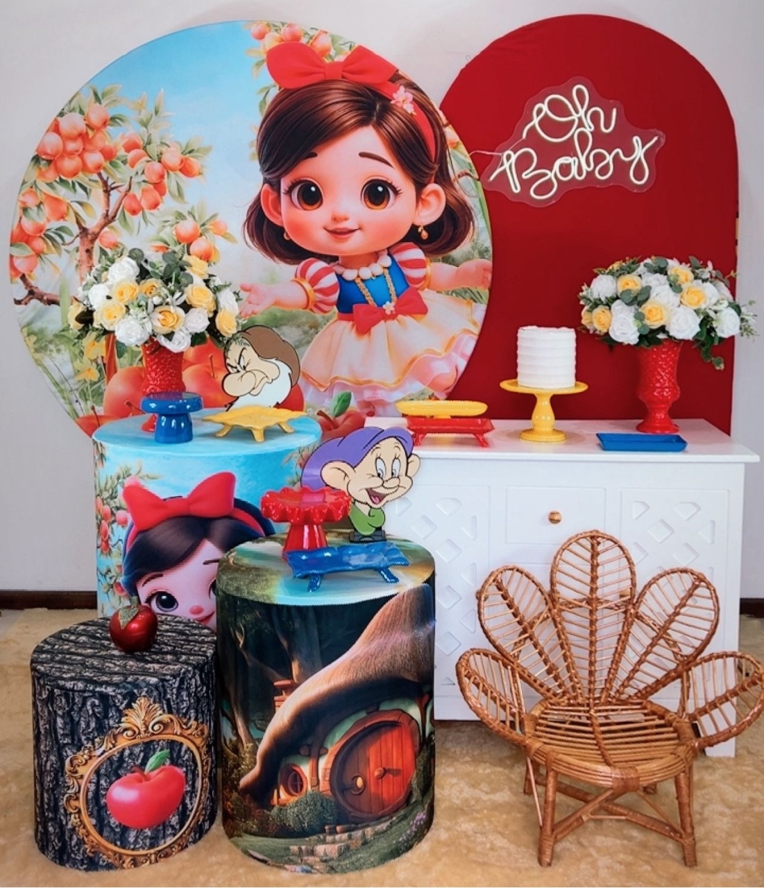 Branca de Neve Baby Composição Mod 14 - TudFestas