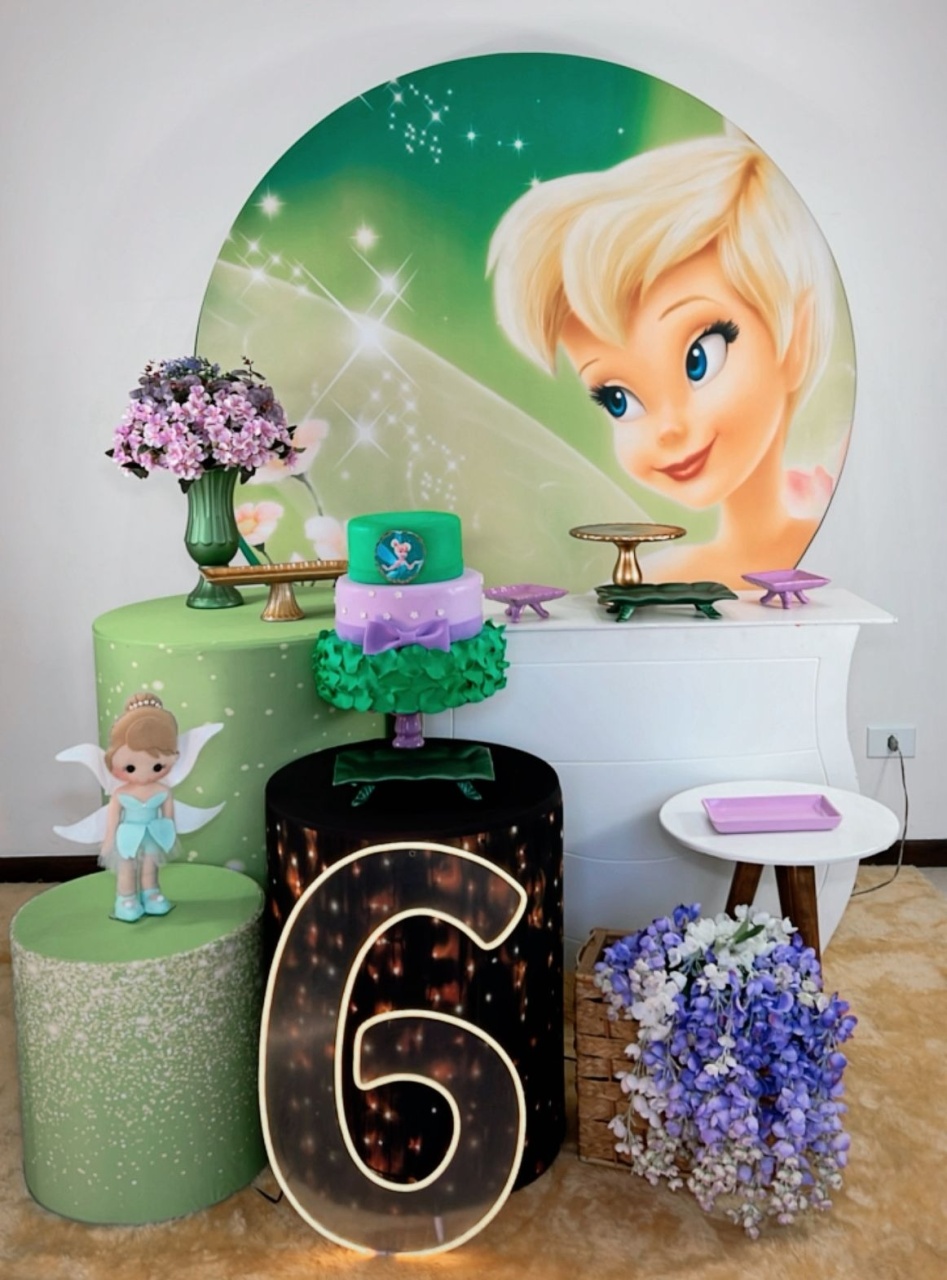 Kit Diamante Tinker Bell  Modelo 2 - Mod 2  - TudFestas
