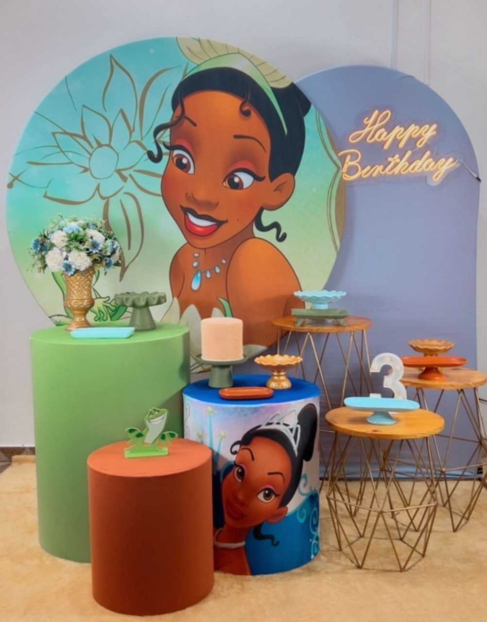 Princesa Tiana Composição  - TudFestas