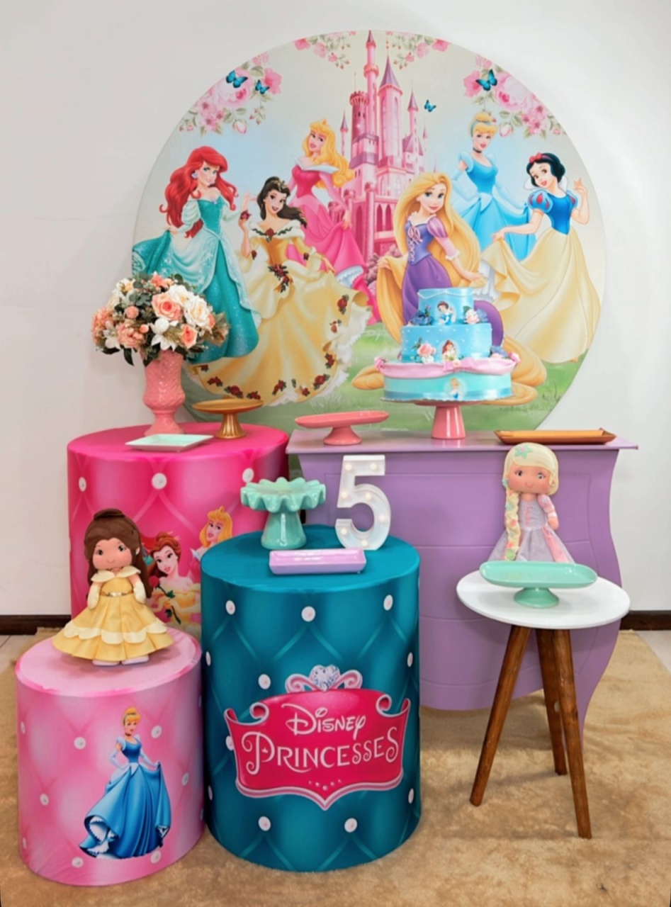 Kit Ouro Princesas - TudFestas
