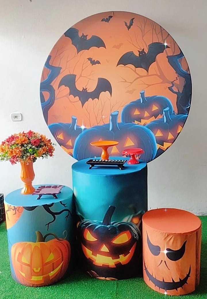 Kit Bronze Halloween Abobora - TudFestas