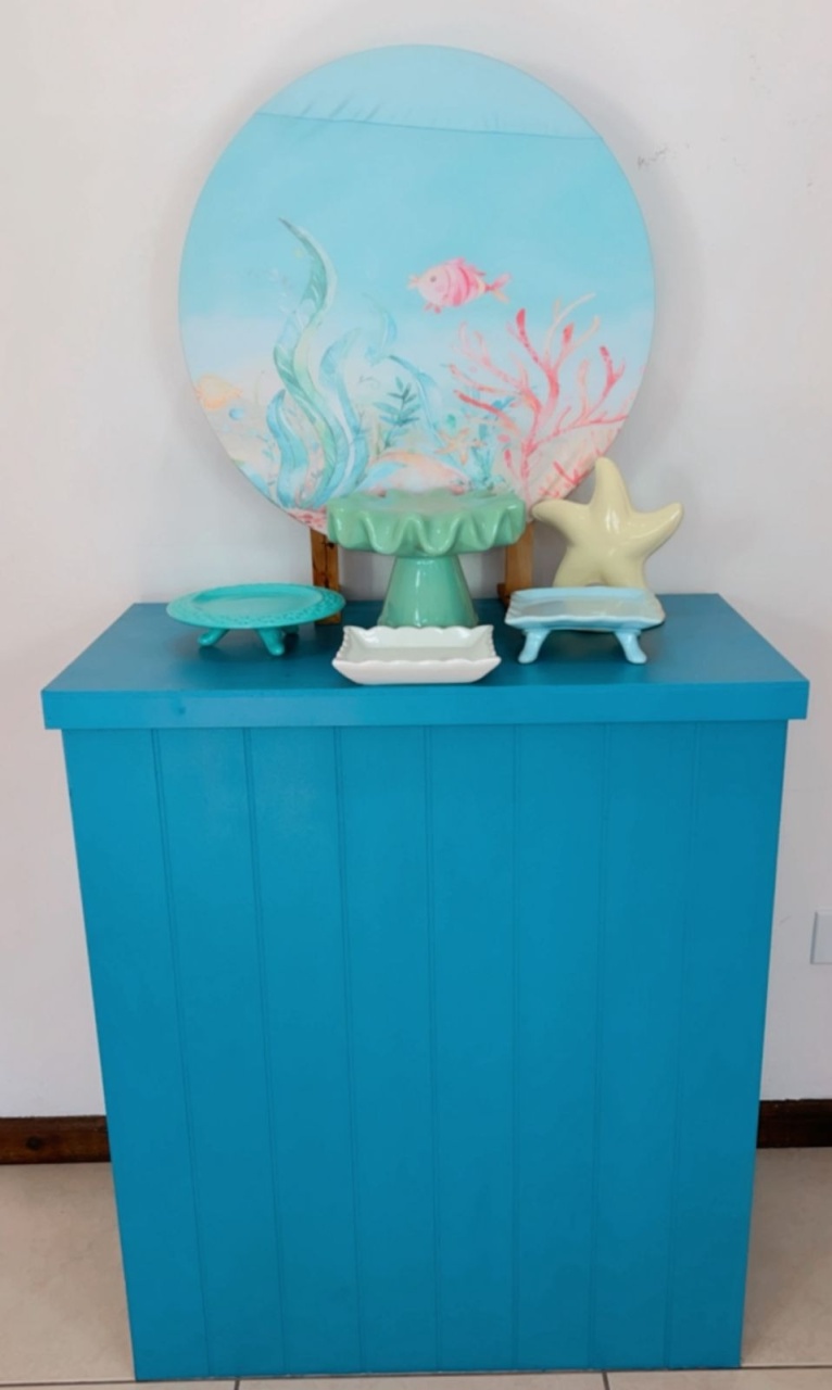 Kit Rubi Fundo Mar -Com Mesinha - TudFestas