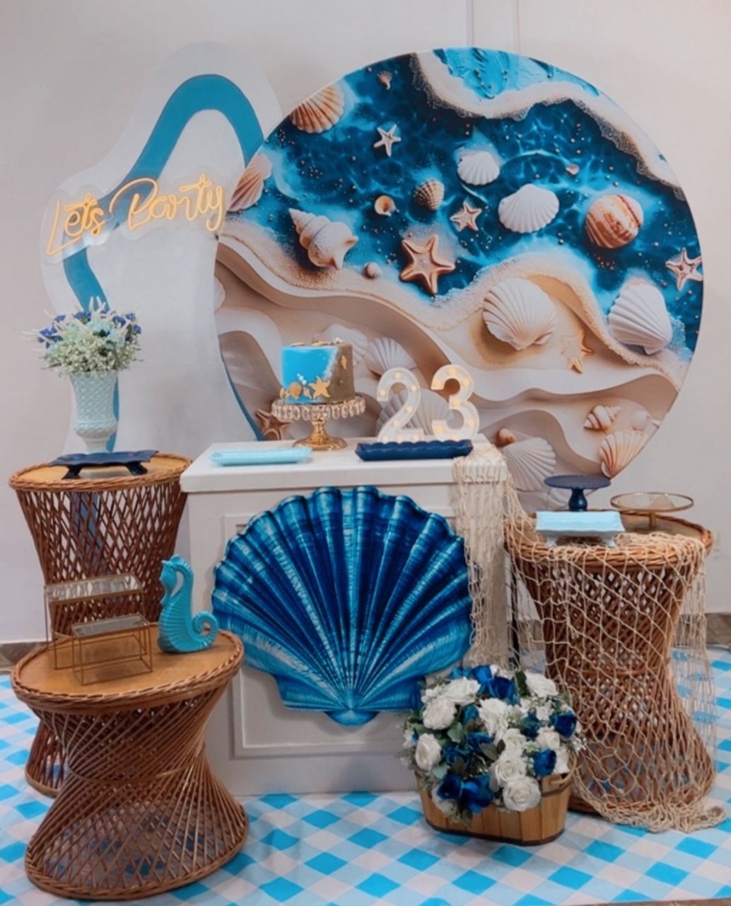 Composição Fundo Do Mar - Modelo 7 - TudFestas