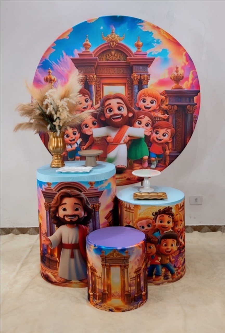 Kit Bronze Jesus Kids - TudFestas