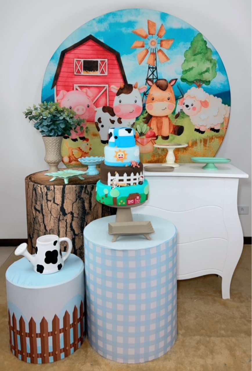 Kit Prata Fazendinha - Modelo 2 - TudFestas