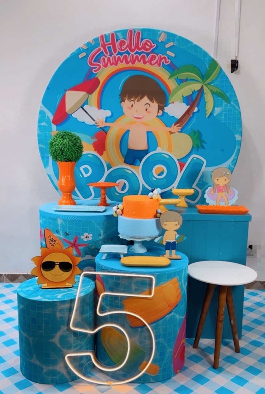 Kit Diamante Pool Party - Modelo 2 - TudFestas