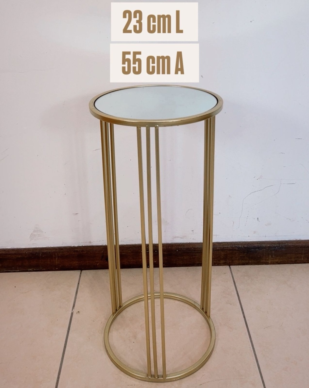 Mesa Luxo Dourada P - TudFestas