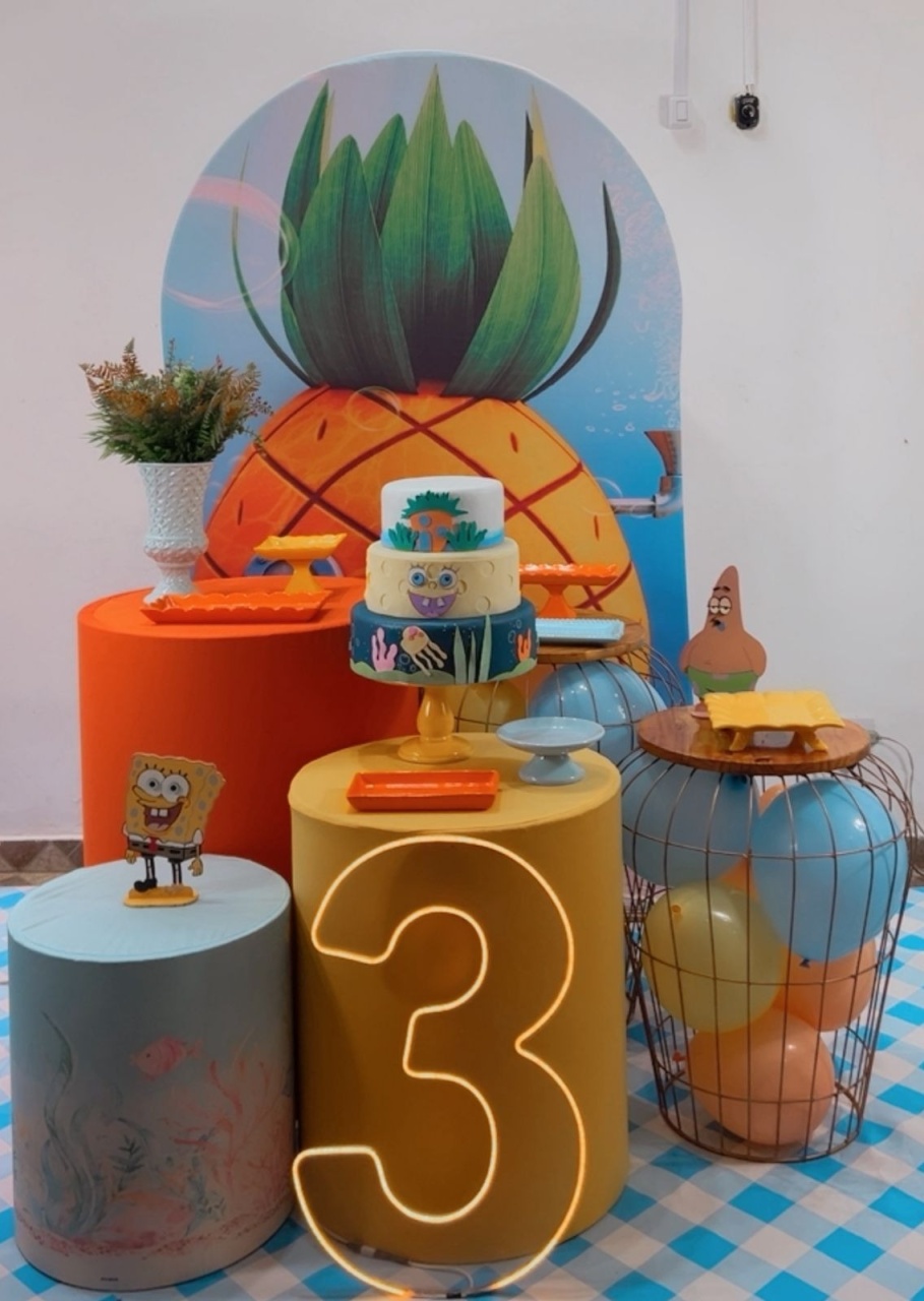 Kit Diamante Bob Esponja Romano - TudFestas