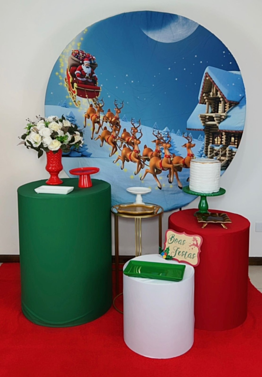 Kit Prata Natal Rena - Modelo 2 - TudFestas