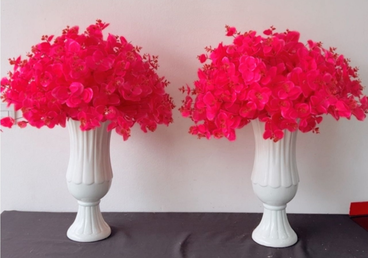 Arranjo de Flores Pink Cerejeiras - Kit - TudFestas