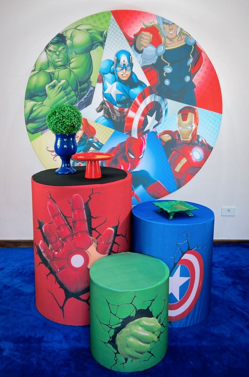 Kit Promocional Vingadores Desenho - TudFestas