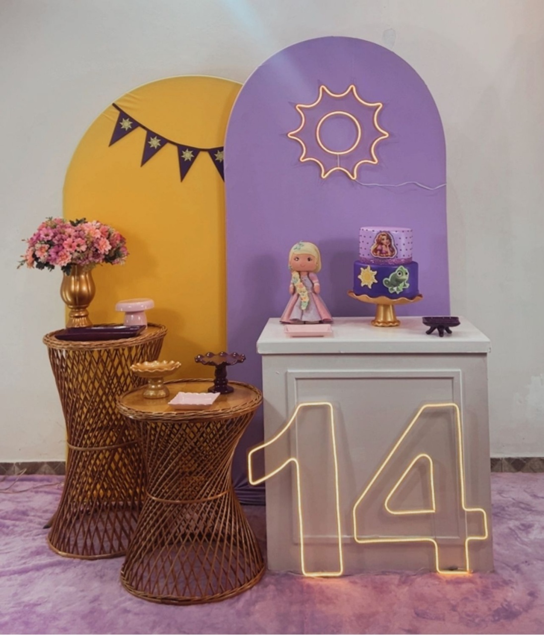 Rapunzel Composição - Modelo 4 - TudFestas