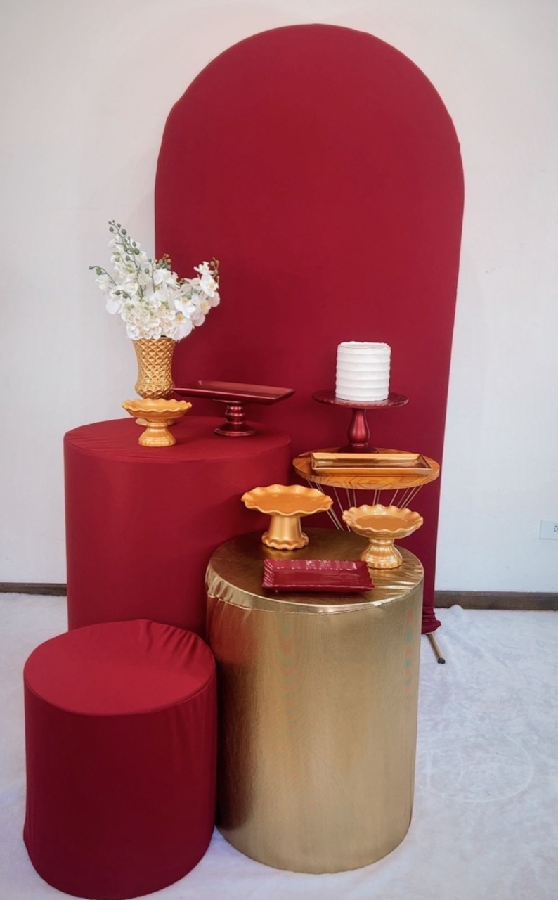 Kit Prata Marsala - Modelo 2 - TudFestas