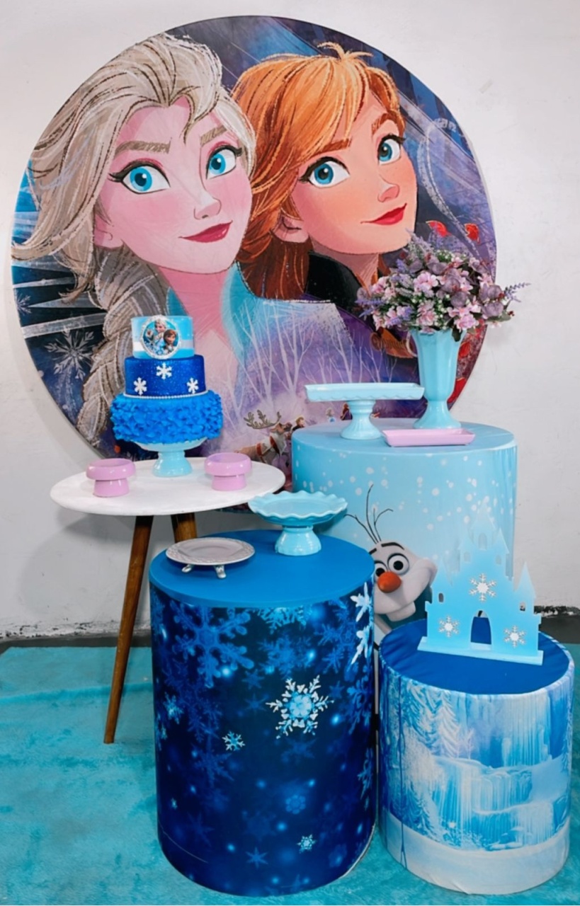 Kit Prata Frozen E Ana Modelo 2  - TudFestas